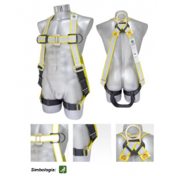 Arnés contra caídas con tira reflejante 1